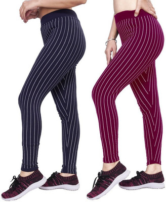 FAYDA MALL Multicolor Jegging(Striped)