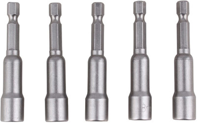 Sceptre Hex Magnetic Power Nut Driver Drill Bit Socket 8mm (5 Pcs) Socket Set(Pack of 5)