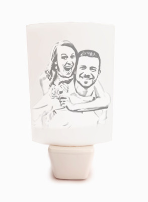 Modernart Personalized 3D Printed Photo on lamp Unique Personalized Gift for Friend, Husband, Wife, Boyfriend, Girlfriend, Sister, & Brother,Friends Night Lamp Night Lamp(11.5 cm, White)