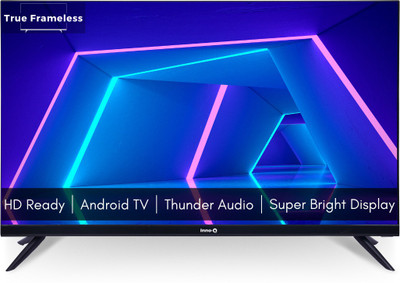 InnoQ Frameless 80 cm (32 inch) HD Ready LED Smart Android Based TV with With Pixel Boost Engine & Thunder Audio Speakers