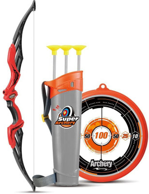 S TOYS HOUSE ARCHERY SET BLACK Bows & Arrows(Black, Red)