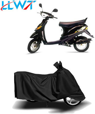 KPIND Waterproof Two Wheeler Cover for Bajaj(Spirit, Black)