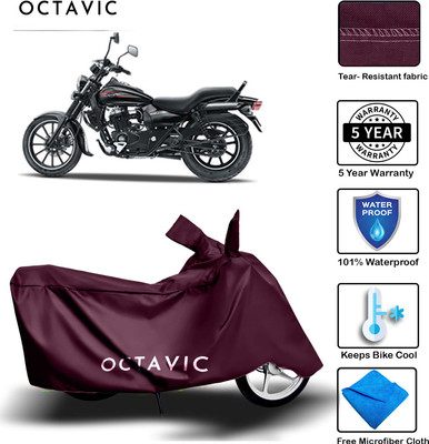 AUTOCAD Waterproof Two Wheeler Cover for Bajaj(Avenger 150 Street, Maroon)