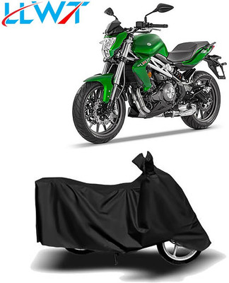 KPIND Waterproof Two Wheeler Cover for Benelli(TNT 300, Black)