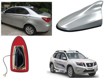 EXCHANGE CARTRENDING Antena-Slvr-Nissan Teana Shark Fin Roof top Signal Receiver AM/FM Antenna for Nissan X Trail Whip Vehicle Antenna
