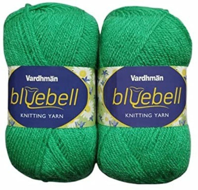 KYSS Vardhman Bluebell Wool Hand Knitting Wool/Art Craft Yarn, Shade No-70, 400 GM