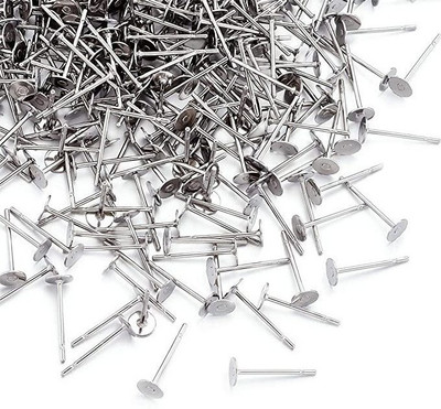navjai Earring Backpush Backs Stoppers Bullet Clutch Portable Flat pad Stoppers 1000pc