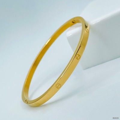 ZIVOM Stainless Steel Gold-plated Kada