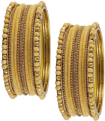 HOMOZE Metal Zircon Bangle Set(Pack of 22)