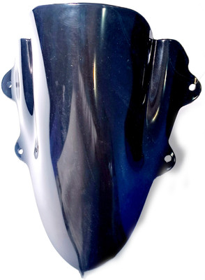 Aklin Boky UNBREAKBLE DOUBLE BUBBLE TRANSPERENT VISOR Bike Windshield