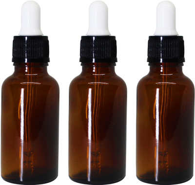 nsb herbals 30 ml Glass Bottle(Pack of 3, Brown)