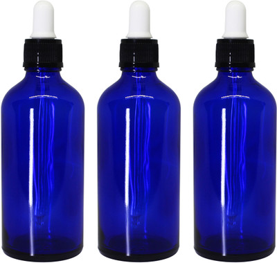 nsb herbals 100 ml Glass Bottle(Pack of 3, Blue)