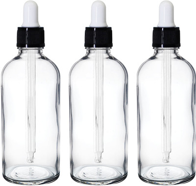 nsb herbals 100 ml Glass Bottle(Pack of 3, Clear)