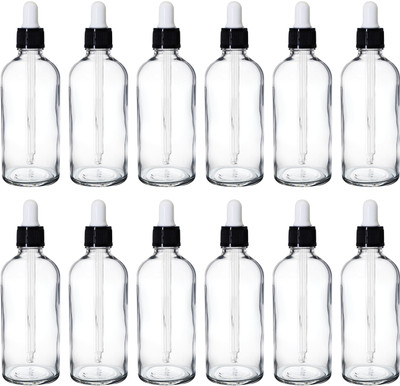 nsb herbals 100 ml Glass Bottle(Pack of 12, Clear)