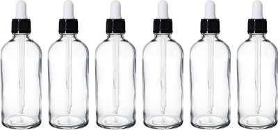 nsb herbals 100 ml Glass Bottle(Pack of 6, Clear)