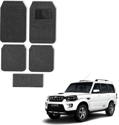 Oshotto Rubber, Plastic Standard Mat For  Mahindra New Scorpio(Black)