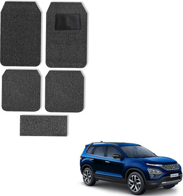 Oshotto Rubber, Plastic Standard Mat For  Tata Safari(Black)