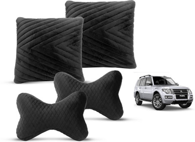 MOCKHE Black Velvet(Rectangular, Pack of 4)