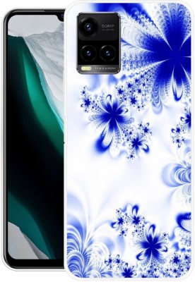 JATLAND Back Cover for Vivo Y33s, Vivo Y21 2021, Vivo Y21A 2021, Vivo Y33T(White, Blue, Grip Case, Silicon, Pack of: 1)