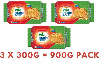 BRITANNIA Vita Marie Gold Biscuits Chai Time Biscotti Biscuit(900 g)