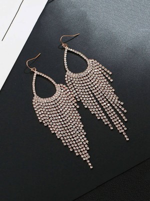 YELLOW CHIMES Earrings for Women Flower Petals Design Dangler Earrings for Women and Girls Alloy Drops & Danglers