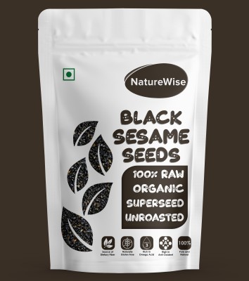 Naturewise Premium Quality Raw Kale Til (Black Sesame Seeds) 750-G Black Sesame Seeds(750 g)