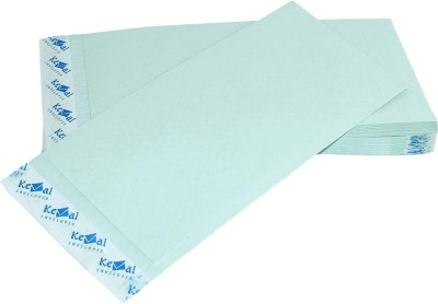Novelty Store Self-seal polynet cloth line Paper Envelopes (11x5) Envelopes(Pack of 25 Green)