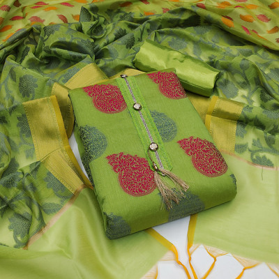 Kimisha Jacquard Printed Salwar Suit Material