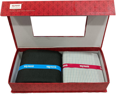 Raymond Pure Cotton Checkered Shirt & Trouser Fabric