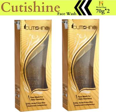 Herbal Hage Cutishine Cleanses & lightens face wash For Daily Cleansing Face Wash