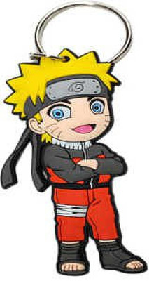 Skycart Naruto Doublesided Rubber Keychain Key Chain pack 1 Key Chain