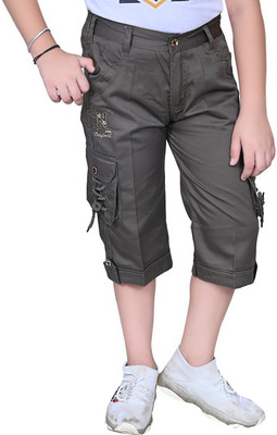 SKGKidsWear Three Fourth For Boys(Green Pack of 1)