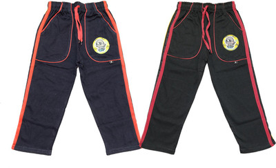 AMNOUR Track Pant For Boys(Multicolor, Pack of 2)