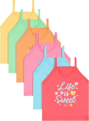 BodyCare Vest For Girls Pure Cotton(Multicolor, Pack of 6)