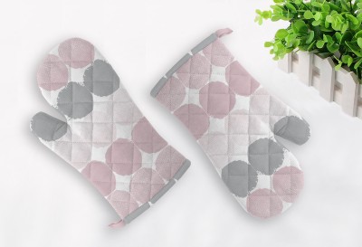 OASIS Pink Cotton Kitchen Linen Set(Pack of 2)