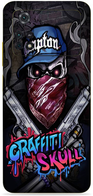 SkinoMania Poco M4 Pro-(4G) Mobile Skin(Multicolor Graffiti-Skull)