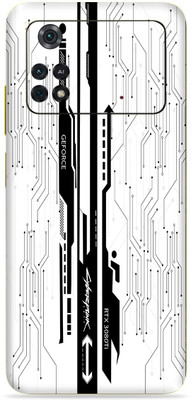 SkinoMania Poco M4 Pro-(4G) Mobile Skin(White-Cyber)