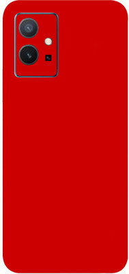 BUGGU Vivo Y75 5G Mobile Skin(Ultra Super Red Matte Skin With High Matte Finish.)