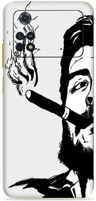 SkinoMania Poco M4 Pro-(4G) Mobile Skin(B&W Smoker-Art)