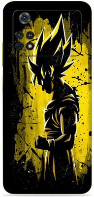 SkinoMania Poco M4 Pro-(4G) Mobile Skin(Multicolor Goku-Yellow)