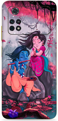 SkinoMania Poco M4 Pro-(4G) Mobile Skin(Multicolor Krishna-Rukmani)