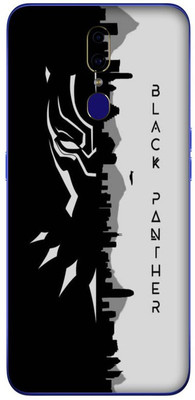 Toppings Oppo F11 Mobile Skin(Black, Grey)