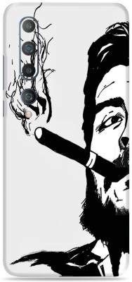 SkinoMania Mi-10-5G Mobile Skin(B&W Smoker-Art)