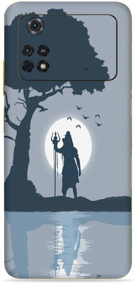 SkinoMania Poco M4 Pro-(4G) Mobile Skin(Multicolor Lord-Shiva)
