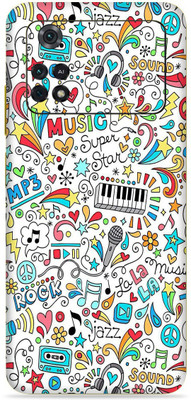 SkinoMania Poco M4 Pro-(4G) Mobile Skin(Multicolor Music-Graffiti)