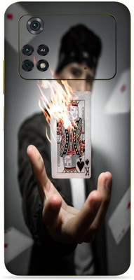 SkinoMania Poco M4 Pro-(4G) Mobile Skin(Multicolor Burning-King)