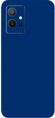 BUGGU Vivo Y75 5G Mobile Skin(Ultra Super Dark Blue Matte Skin With High Matte Finish.)