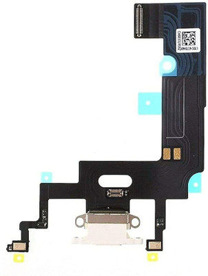 Shinzo USB Charging Board Dock Connector iPhone XR (A2105, A1984) White - Charging PCB Complete Flex