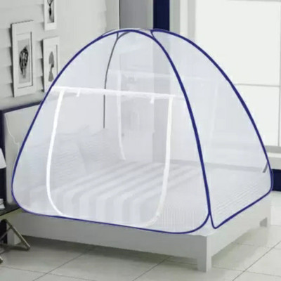 Flipkart SmartBuy Polyester Adults Washable Mosquito Net Mosquito Net(Blue, Tent)