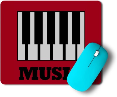 gray wall Music Nonslip Base Graphic Mousepad(Multicolor)
